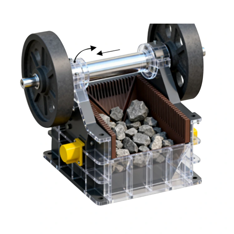 Una vista panoramica delle attrezzature minerarie